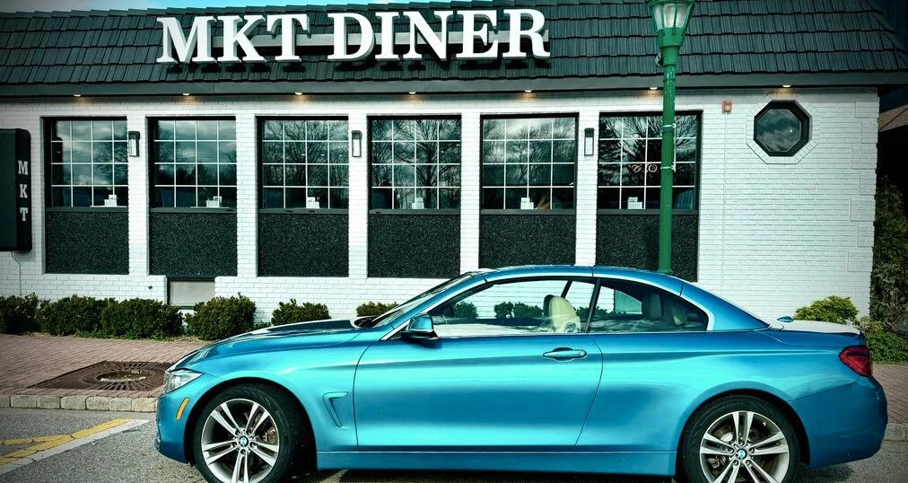 MKT Diner storefront with its lettered marquee