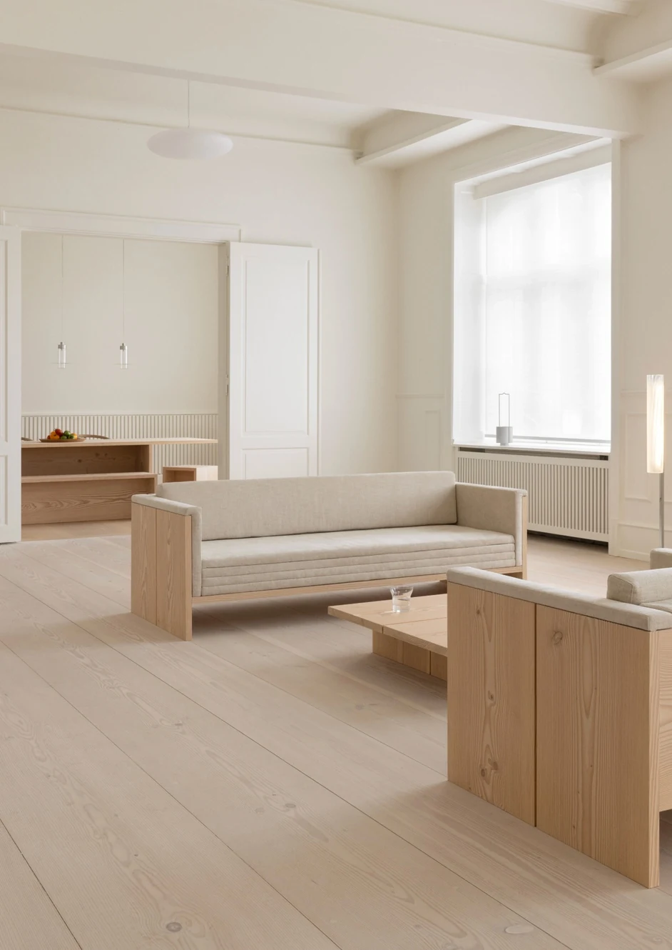 Loose Legacy wood flooring in the original Surfaces catalogue interior photograph
