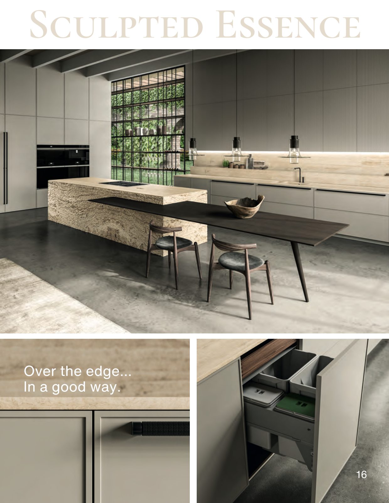 Sculpted Essence &mdash; B&Co. Surfaces kitchen collection