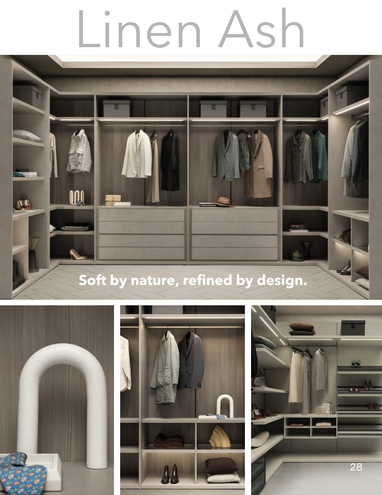 Linen Ash &mdash; B&Co. Surfaces closet collection