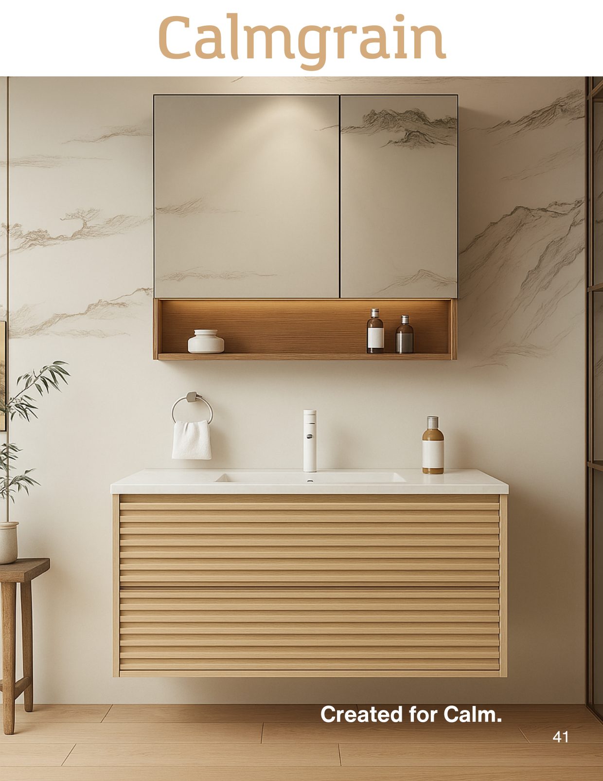 Calmgrain &mdash; B&Co. Surfaces vanity collection