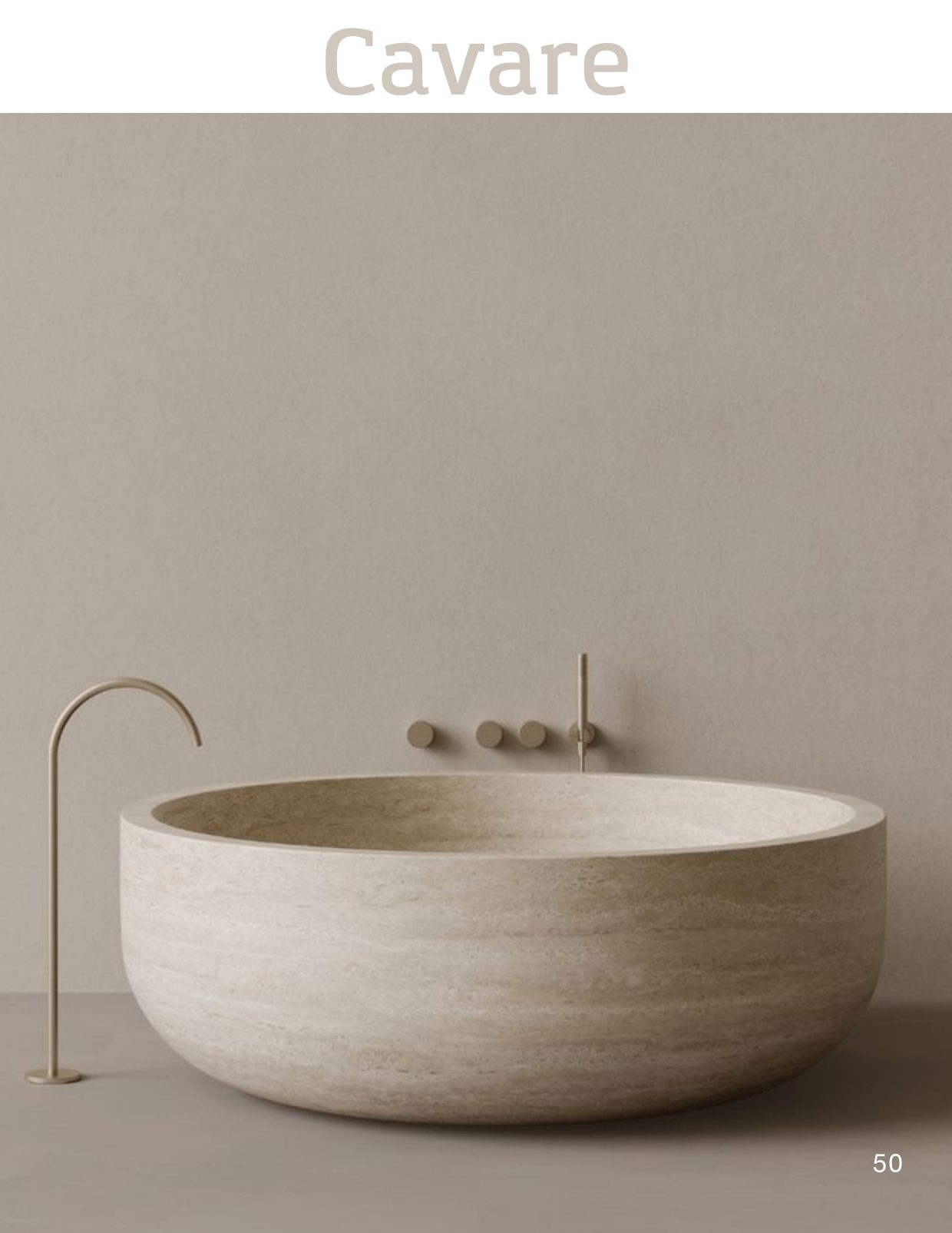 Cavare &mdash; B&Co. Surfaces freestanding tub collection