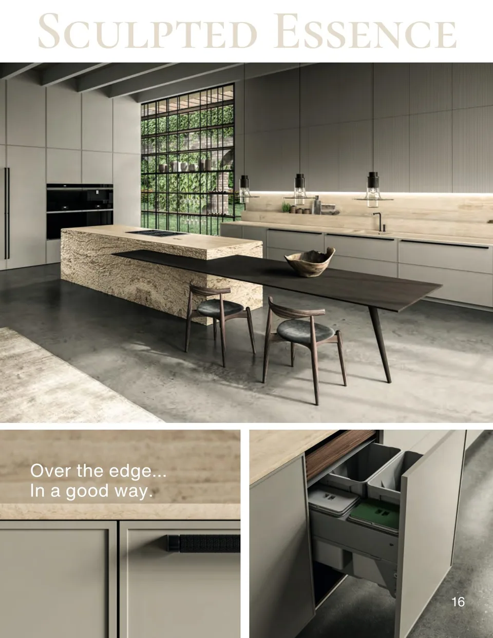 Sculpted Essence &mdash; B&Co. Surfaces kitchen collection