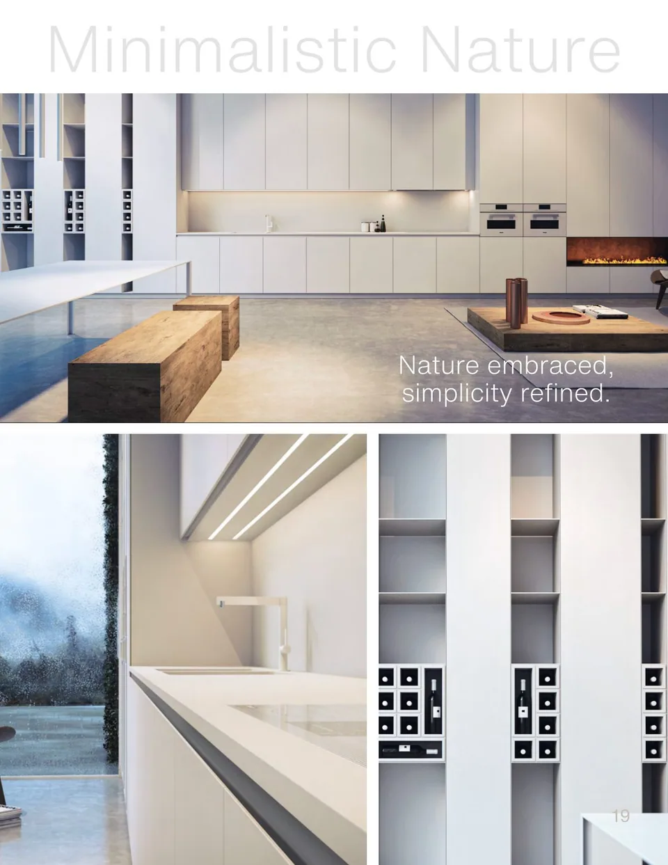 Minimalistic Nature &mdash; B&Co. Surfaces kitchen collection