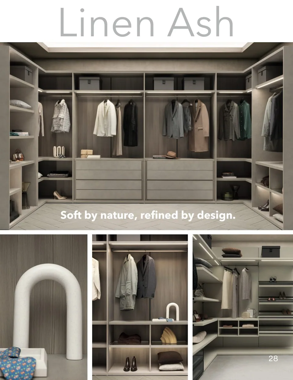 Linen Ash &mdash; B&Co. Surfaces closet collection