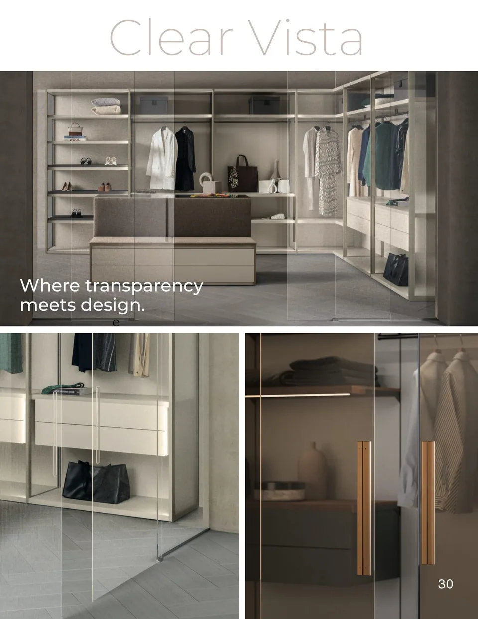 Clear Vista &mdash; B&Co. Surfaces door collection