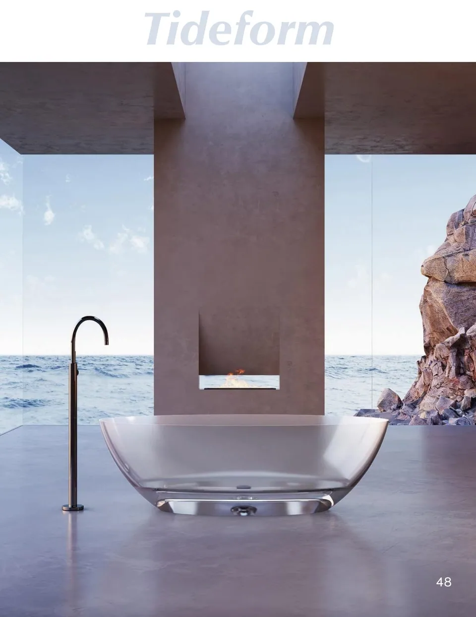 Tideform &mdash; B&Co. Surfaces freestanding tub collection