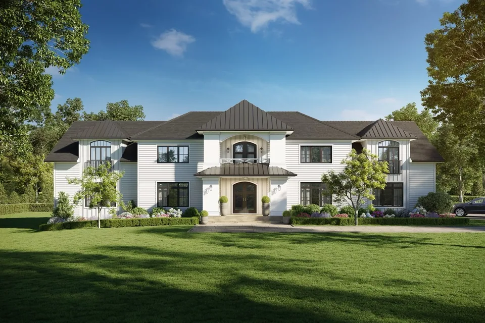 62 Sparrowbush Road, Upper Saddle River — proposed front elevation rendering